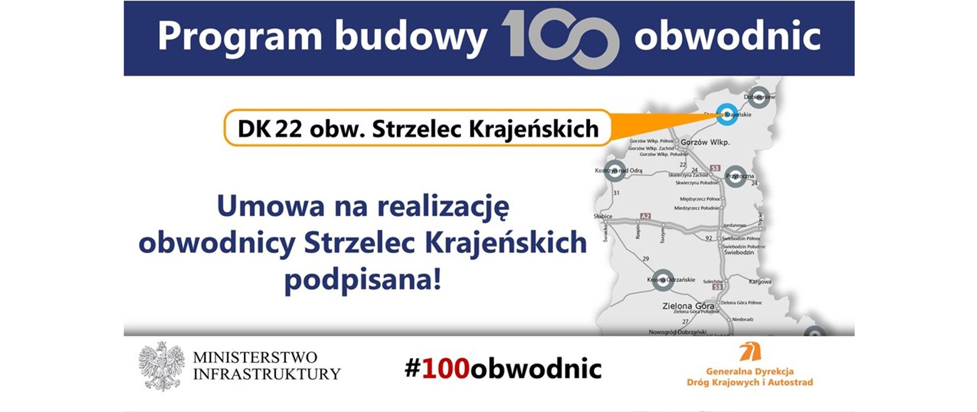 Umowa na realizację obwodnicy Strzelec Krajeńskich