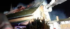 Pożar domu jednorodzinnego w gminie Bałtów