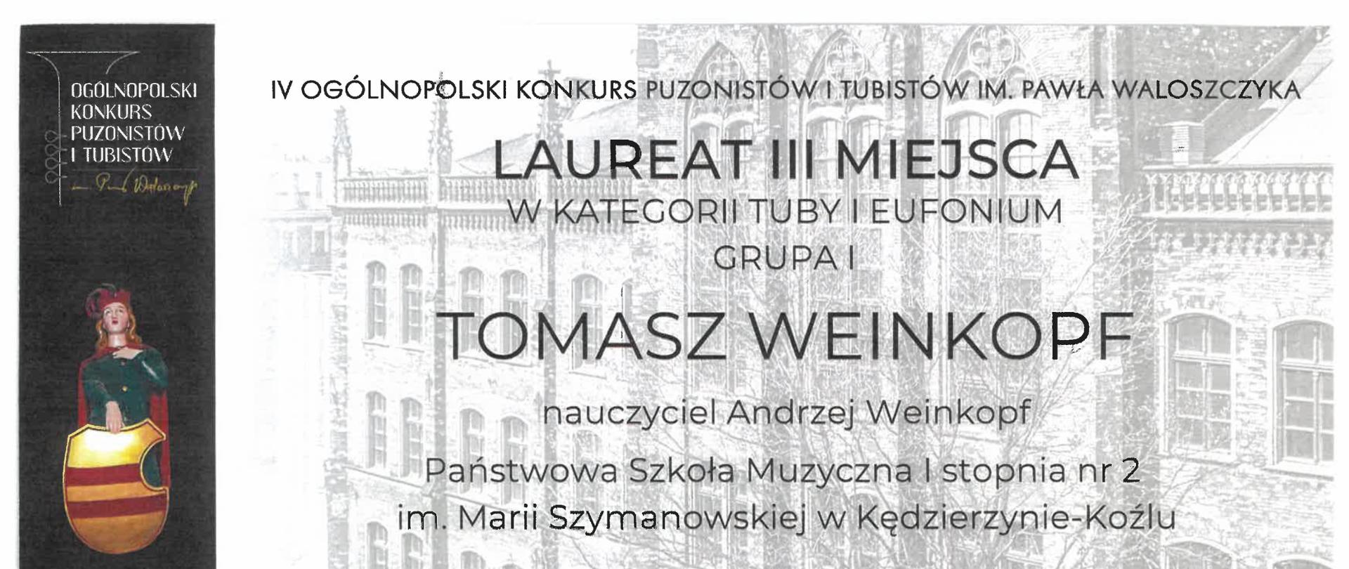 dyplom w szarym kolorze