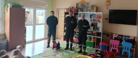 Pogadanka i pokaz sprzętu w Przedszkolu Publicznym nr 22 im. Krasnala Hałabały