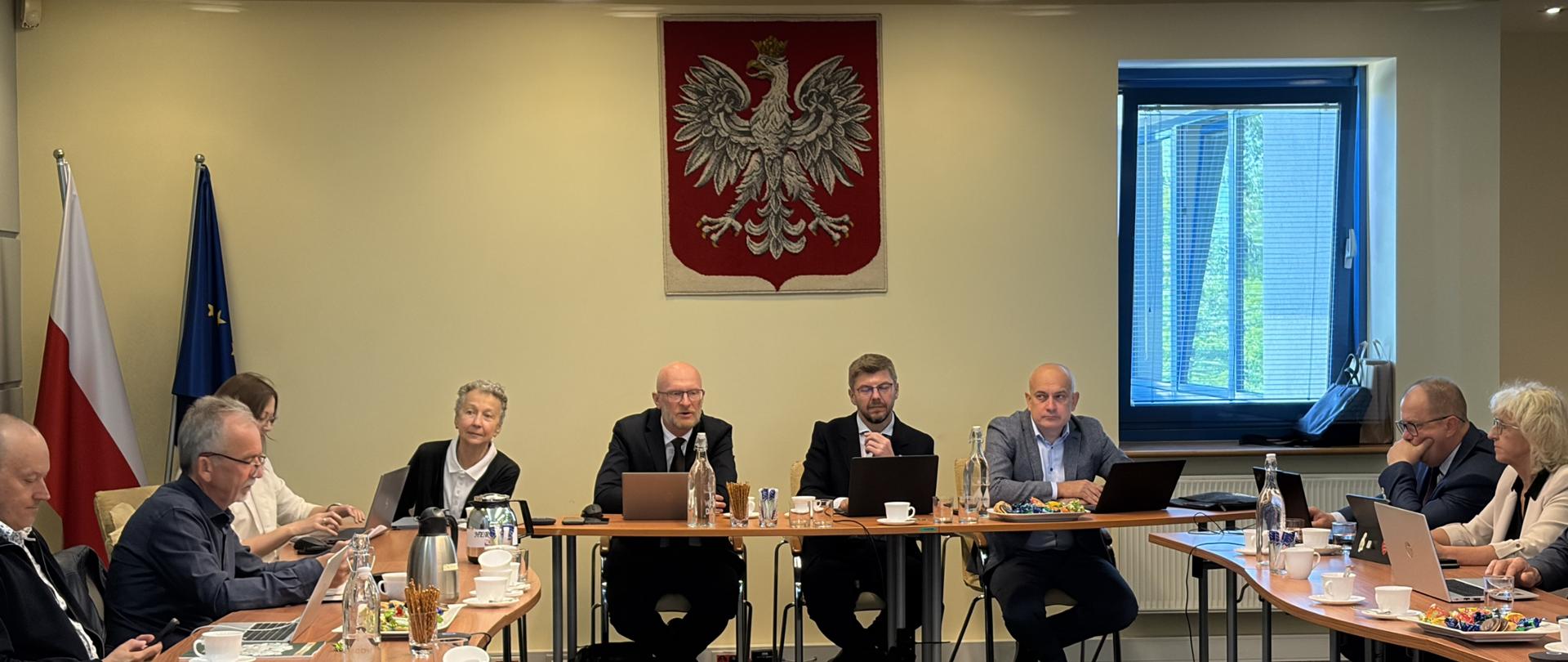 Członkowie PRGiK podczas posiedzenia