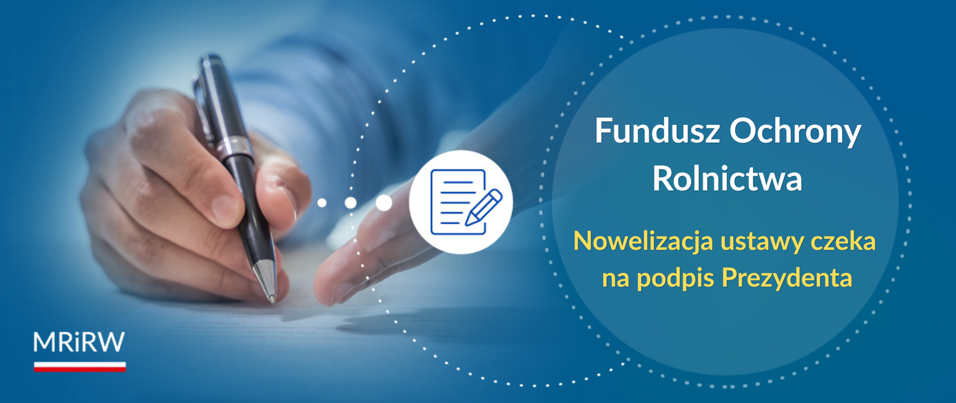 Nowelizacja ustawy o Funduszu Ochrony Rolnictwa – wyższe limity i ułatwienia dla producentów – czeka na podpis Prezydenta 