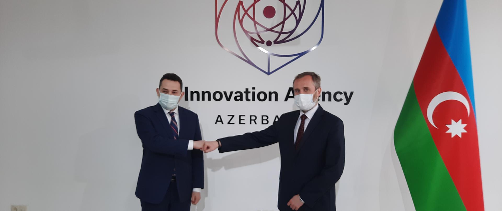 Polşa Respublikasının Azərbaycandakı Səfiri Rafal Poborskinin Azərbaycan İnnovasiya Agentliyinin Sədri Tural Kərimli ilə görüşü