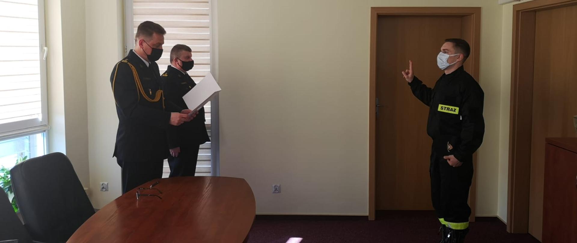 Nowy strażak w szeregach nakielskiej Straży Pożarnej