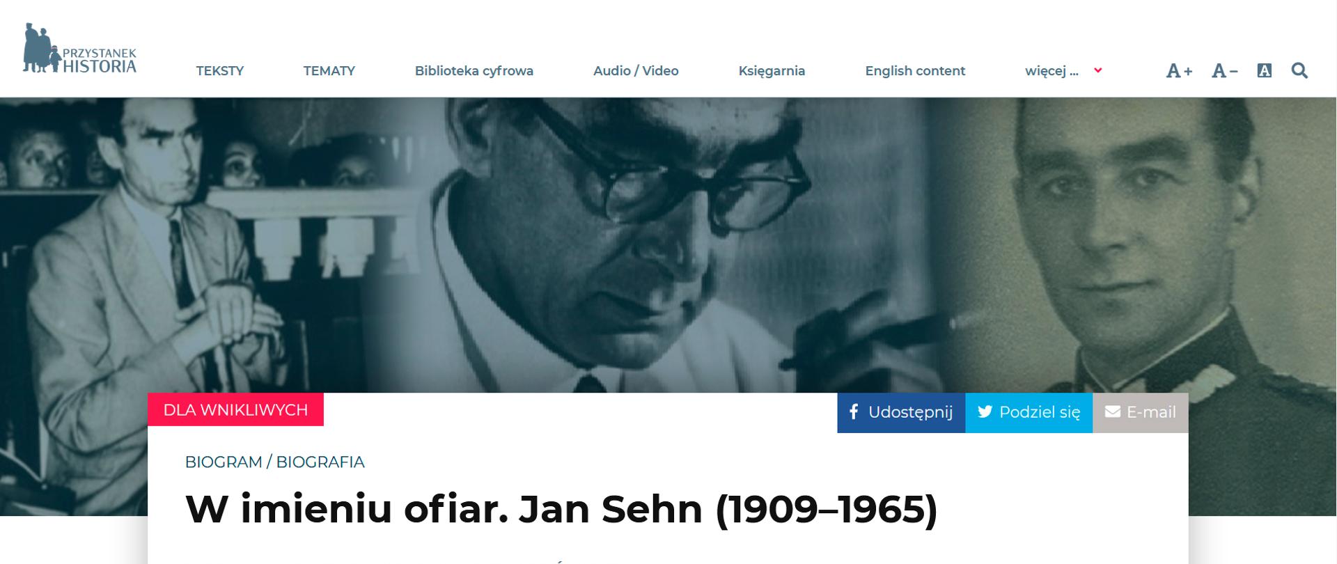 W imieniu ofiar-baner