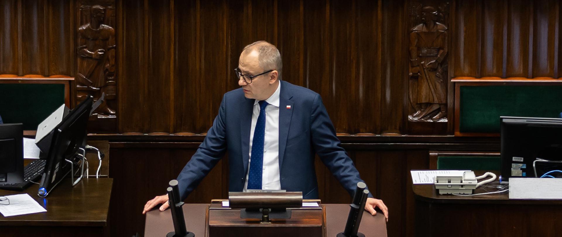 Wiceminister Błażej Poboży