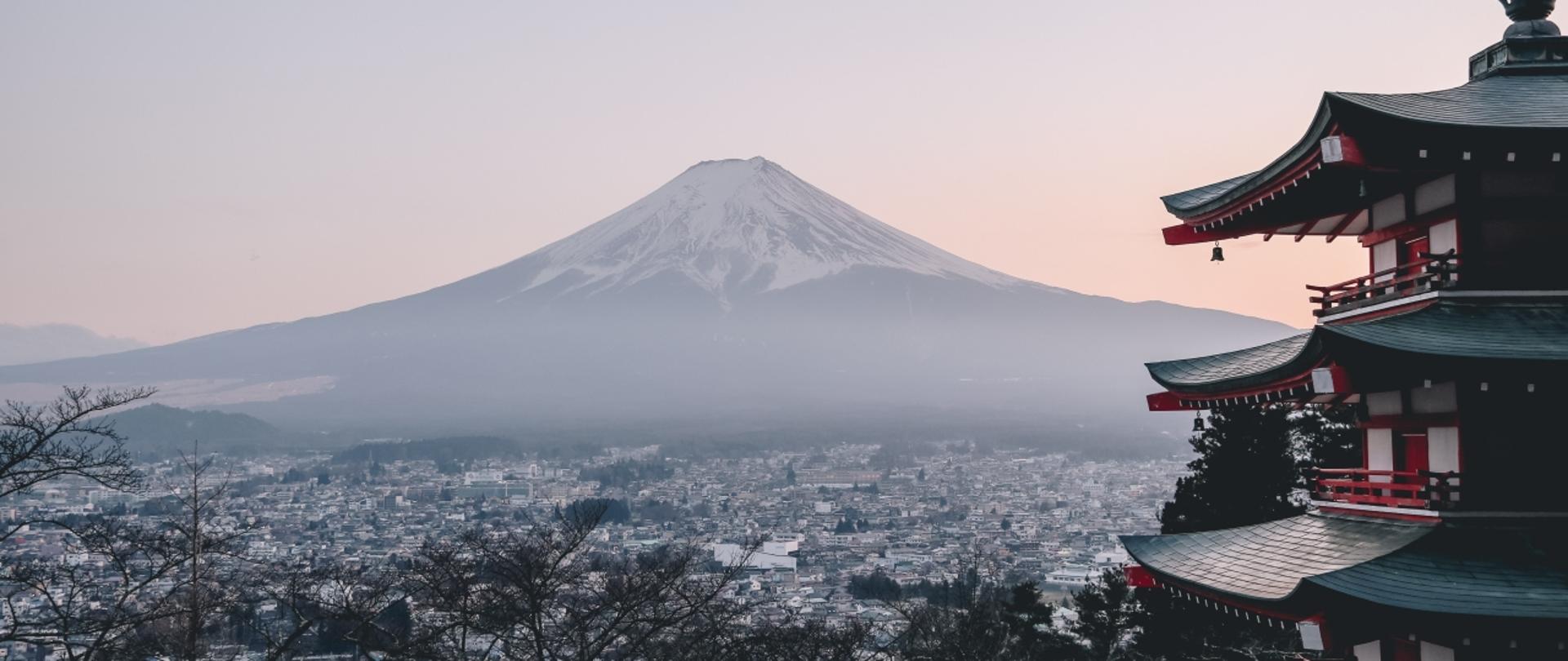 Widok na górę Fuji