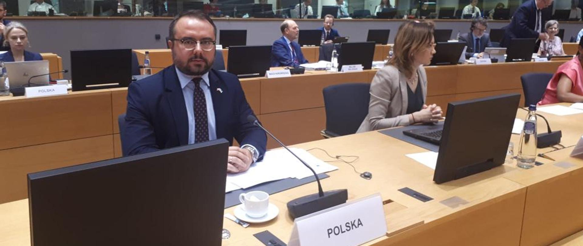Wiceminister Jabłoński wziął udział w posiedzeniu Rady do Spraw Zagranicznych UE w formacie Development