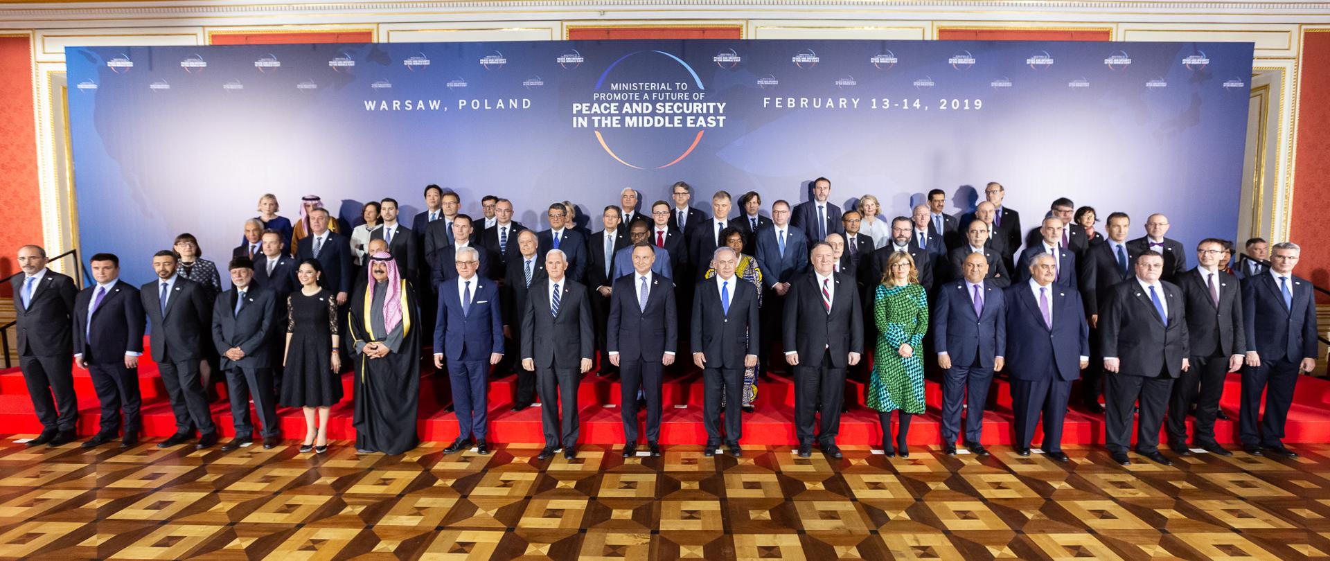 Spotkanie ministerialne poświęcone budowaniu pokoju i bezpieczeństwa na Bliskim Wschodzie