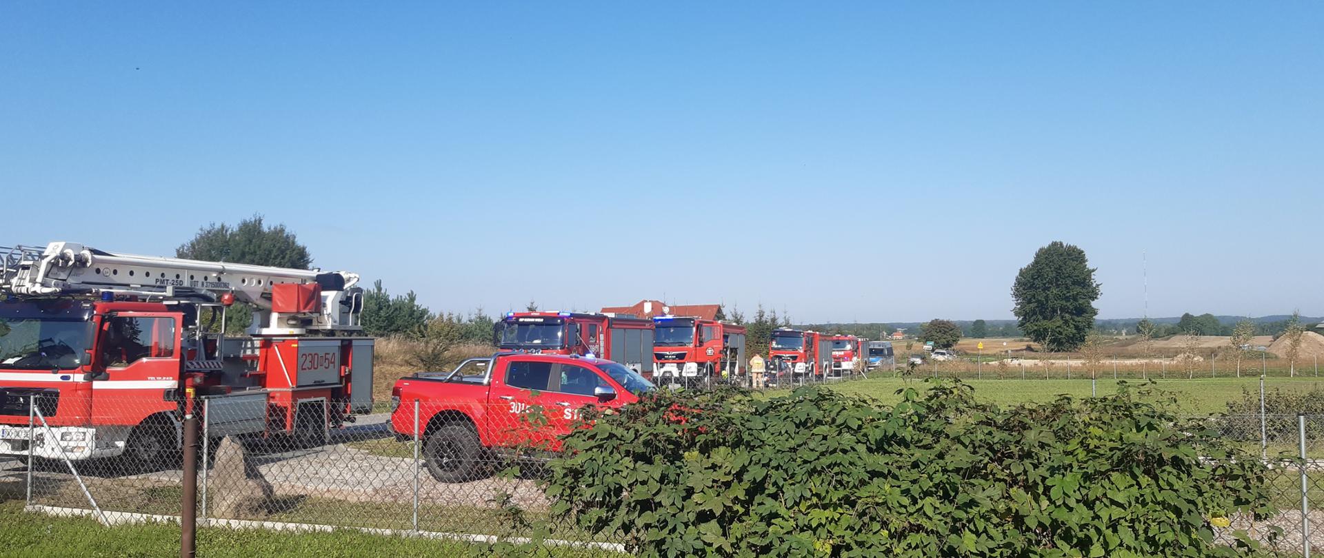 Groźny pożar na terenie gminy Purda