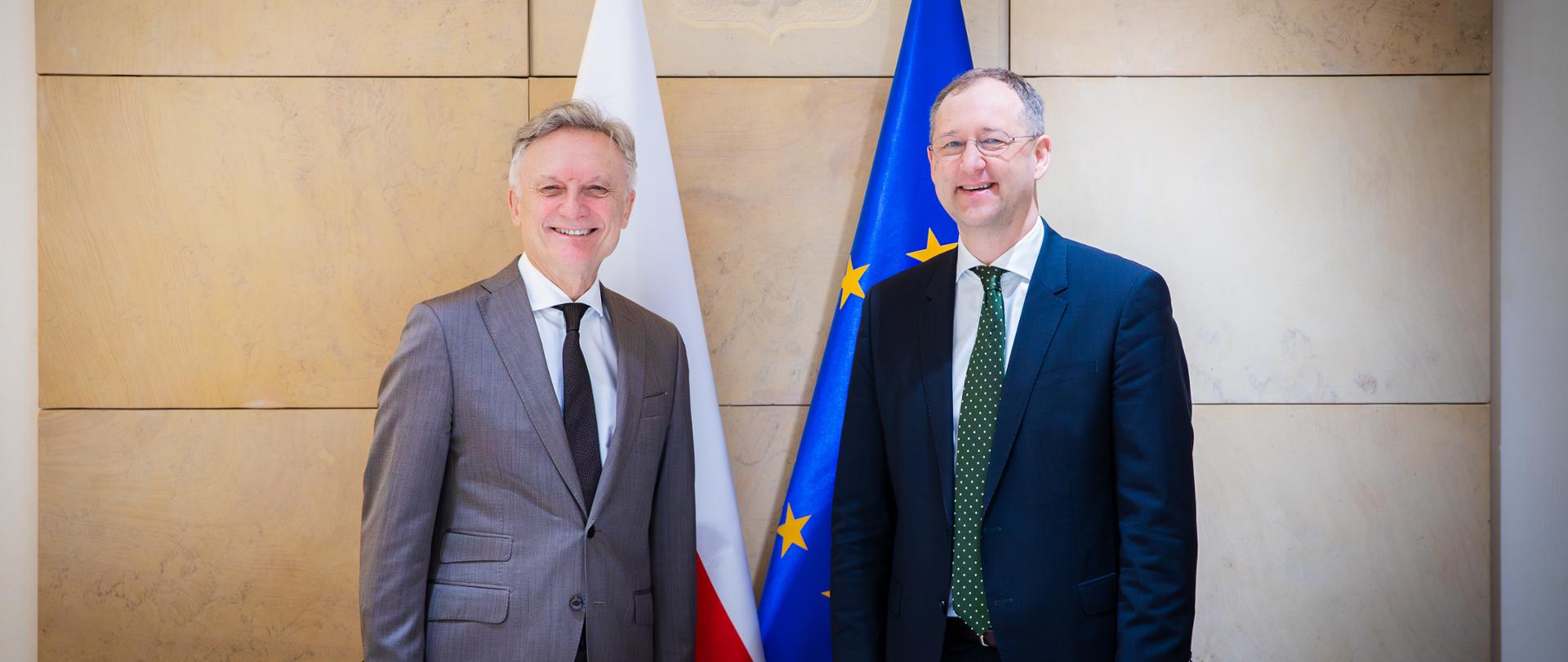 Deputy Minister Marek Prawda meets with representatives of Lithuanian MFA