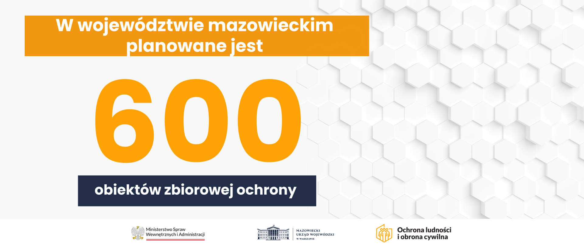 Mazowieckie samorządy planują zmodernizować lub wybudować 600 obiektów zbiorowej ochrony z Programu OLiOC