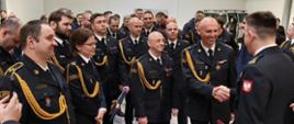 Uroczyste zdanie i przyjęcie obowiązków Komendanta Powiatowego Państwowej Straży Pożarnej w Rypinie 