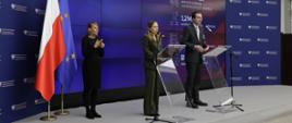 Na zdjęciu Ministra Katarzyna Pełczyńska-Nałęcz i Wiceminister Jan Szyszko