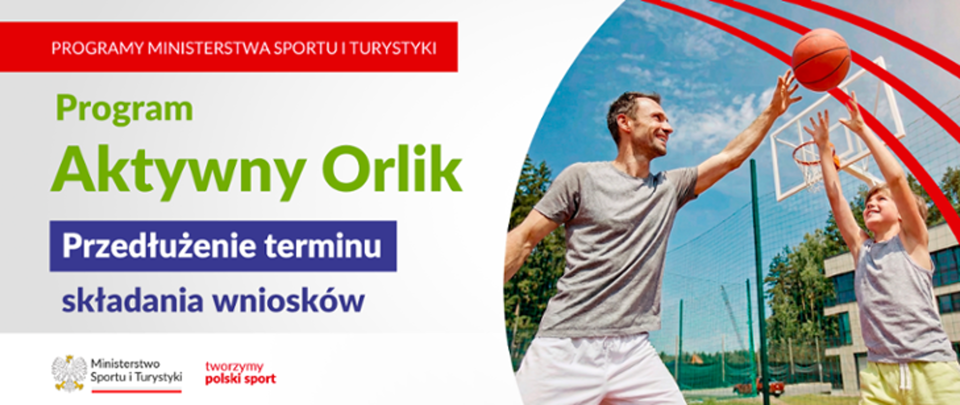 Przedłużenie terminu składania wniosków w ramach Programu Aktywny Orlik