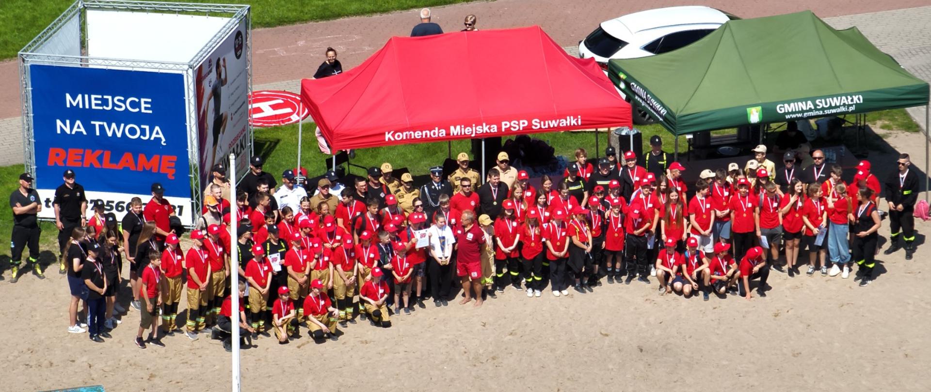 Zdjęcie zbiórki na zakończenie Ćwiczeń