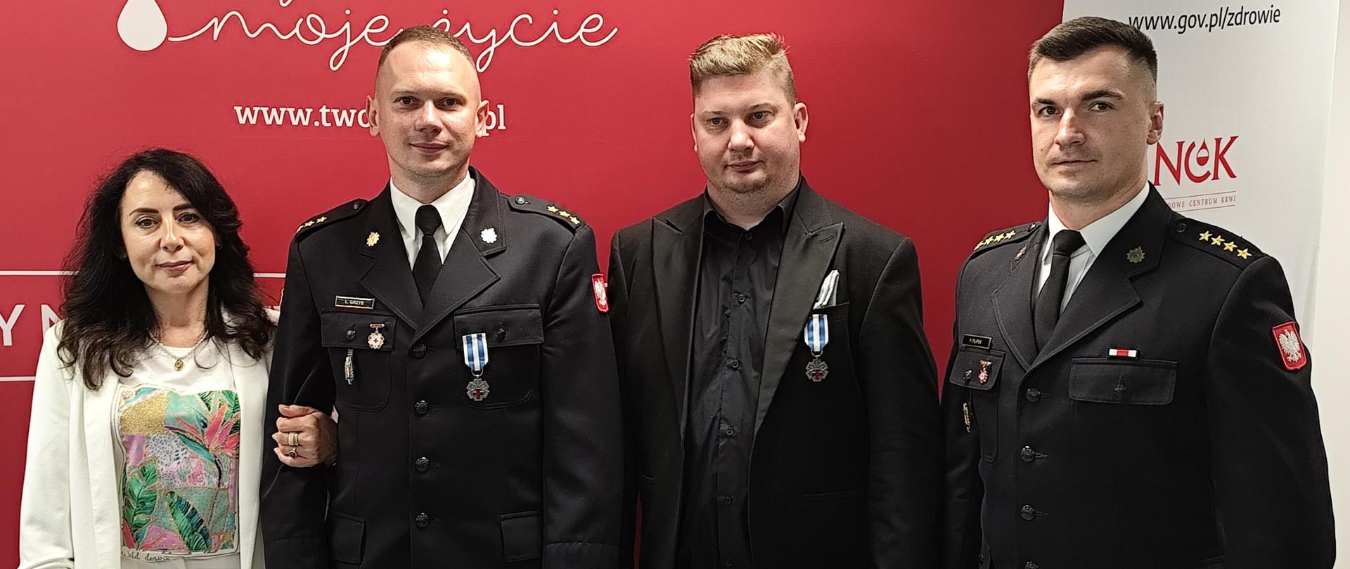 Funkcjonariusz z Komendy Powiatowej PSP w Garwolinie wyróżniony odznaką 
