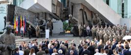 uroczystość na placu Krasińskich w Warszawie