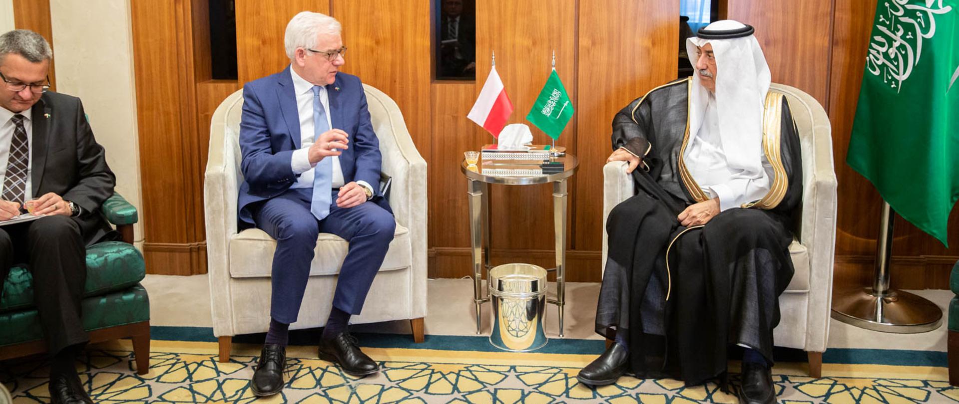 Minister Jacek Czaputowicz z wizytą w Arabii Saudyjskiej