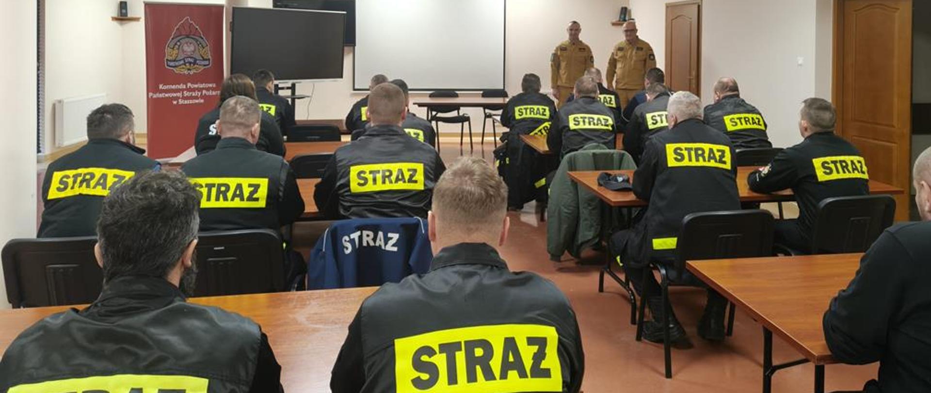 Szkolenie Naczelnika Ochotniczych Straży Pożarnych w powiecie staszowskim.