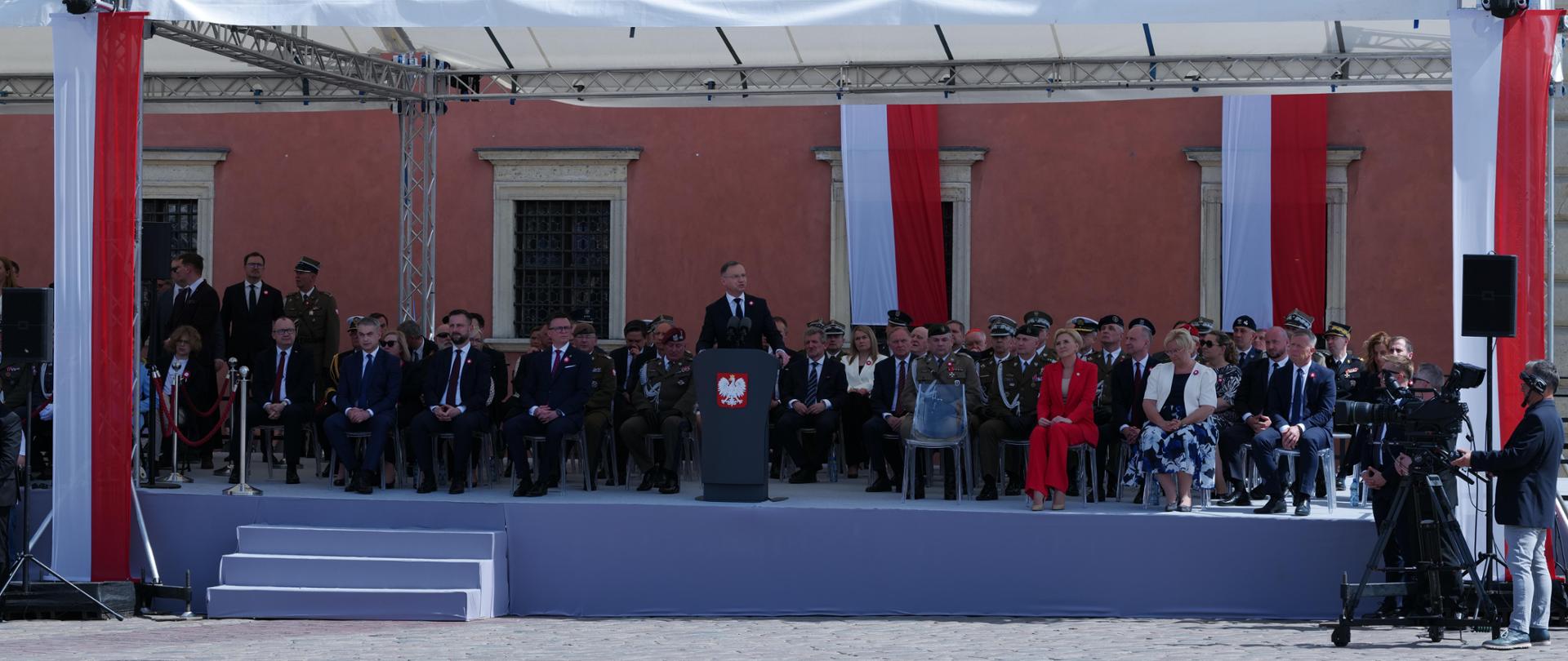 Minister Sprawiedliwości Adam Bodnar na obchodach Święta Narodowego Trzeciego Maja