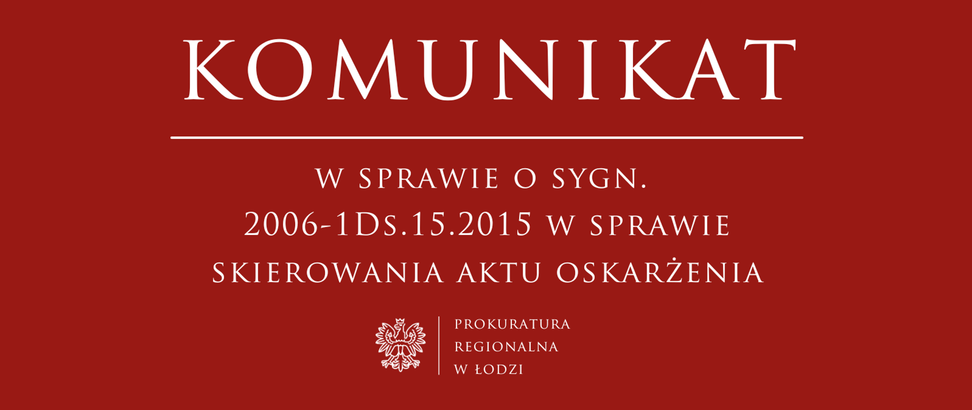 Prokuratura Regionalna w Łodzi 2025-07-21
