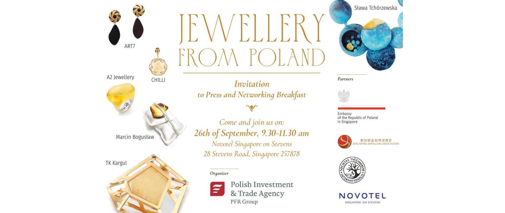  "Jewellery from Poland. Amber - Treasure of the Baltic Sea" - Press and networking breakfast 