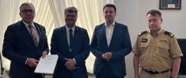 Podpisanie umowy z WFOŚiGW w Warszawie na dofinansowanie zakupu pojazdów specjalistycznych oraz sprzętu ratowniczego