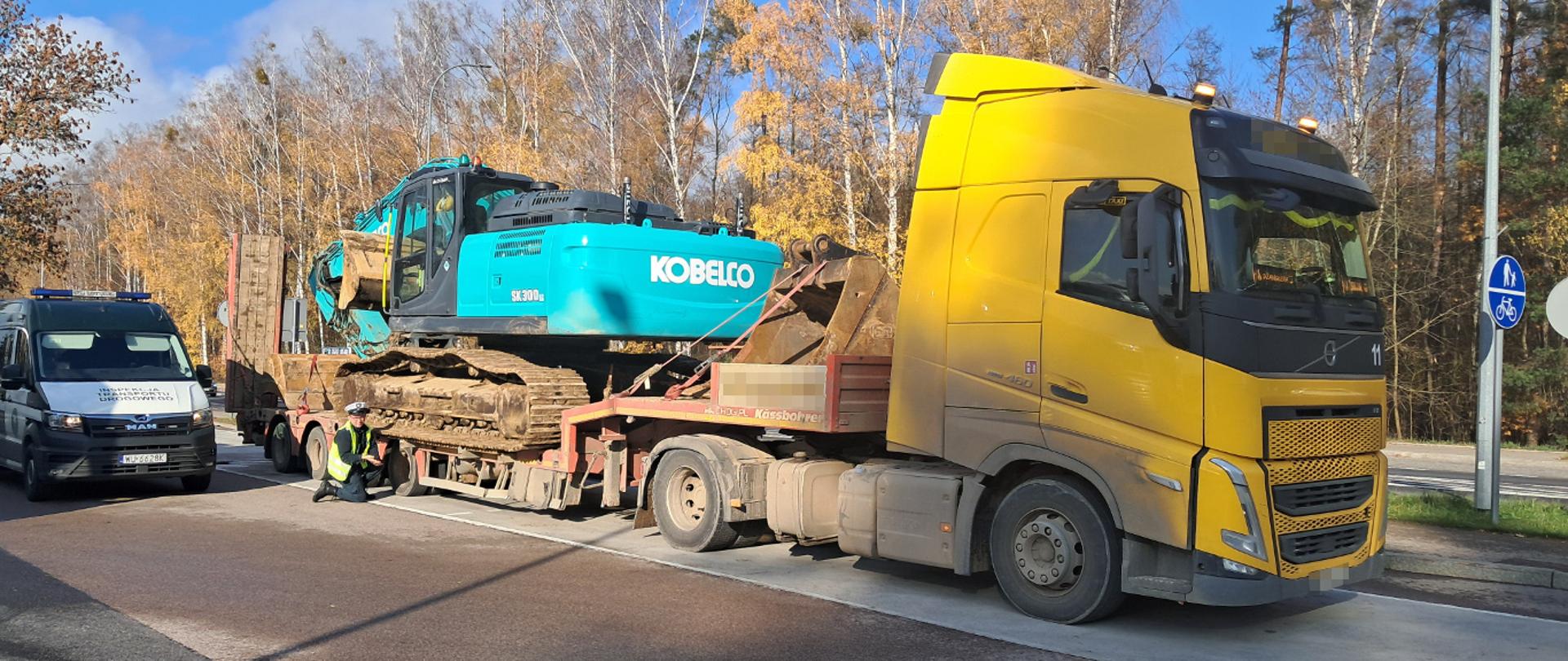 W trakcie kontroli stanu ogumienia