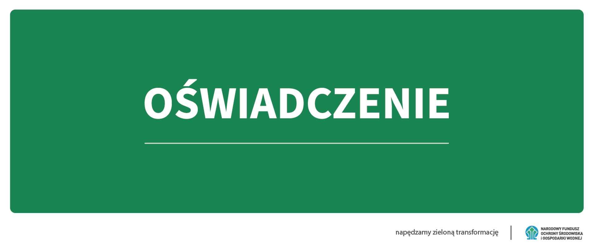 Plansza. Oświadczenie