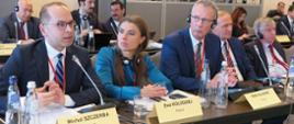 
Representatives of the Polish Parliament during the NATO PA meeting.
