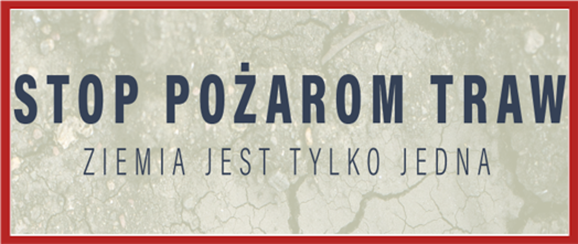 Stop pożarom traw !