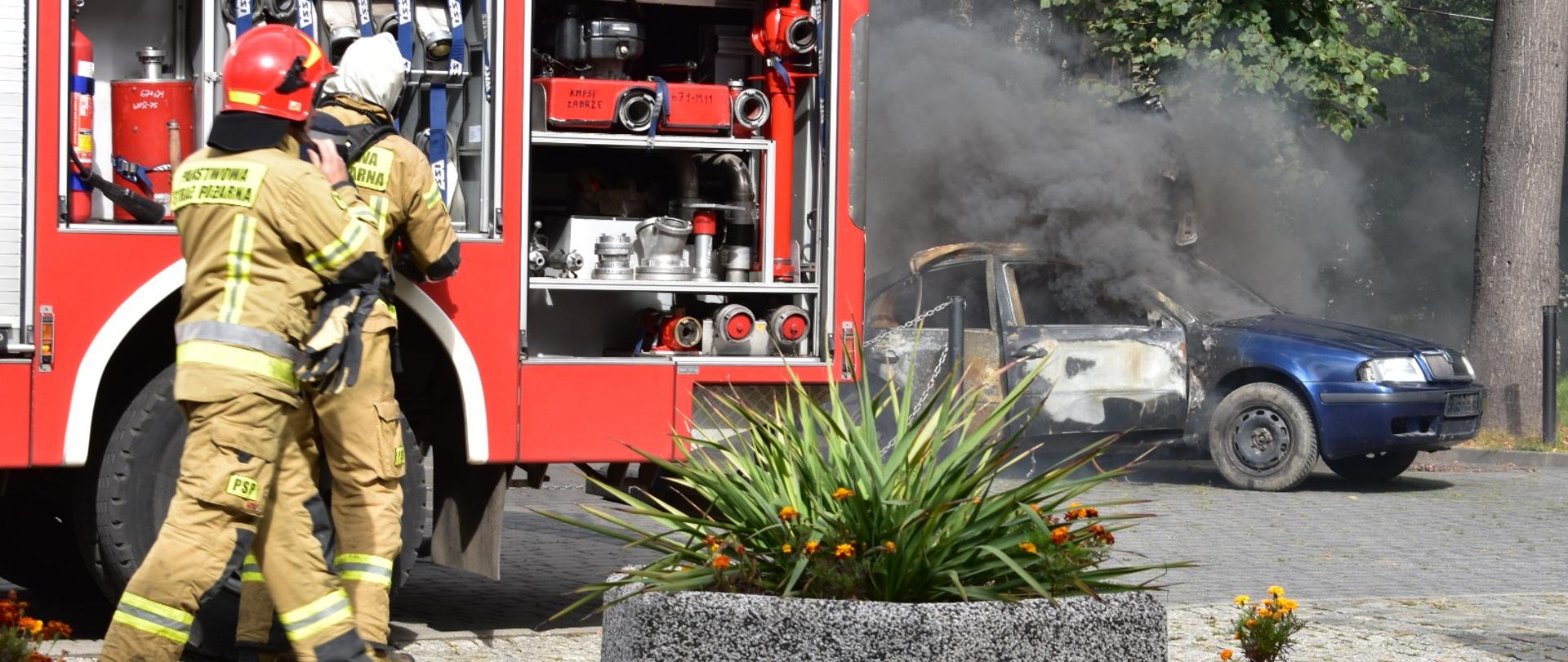 Pożar samochodu