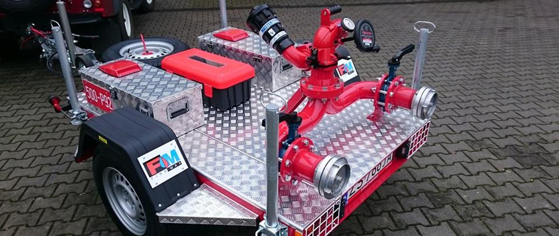 Przewoźne działko wodno-pianowe