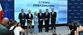 Adam Nowak, Katarzyna Pełczyńska-Nałęcz, Jan Szyszko, Stanisław Bukowiec, Rafał Rosiński podczas konferencji