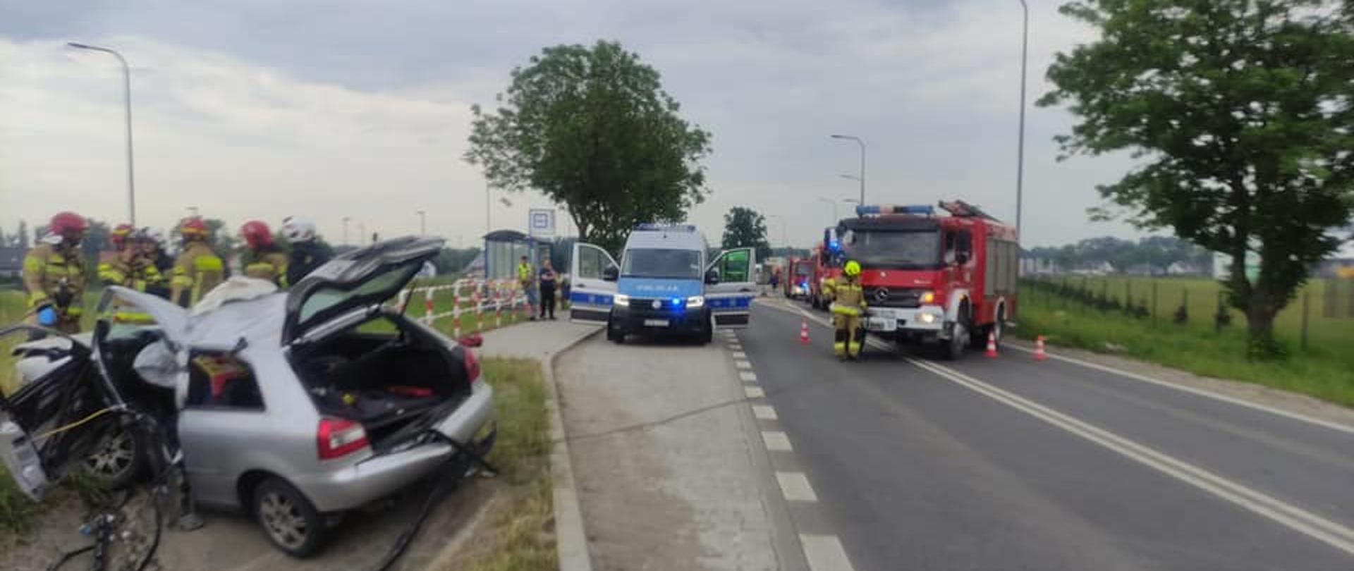 Interwencja strażaków w Magnicach