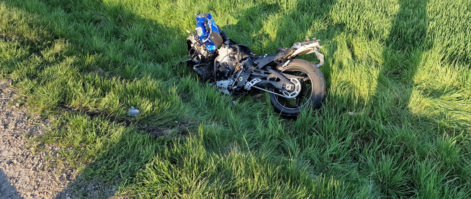 pozostałości motocykla