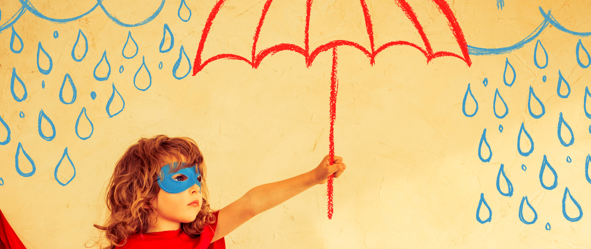 Dziecko z parasolką 