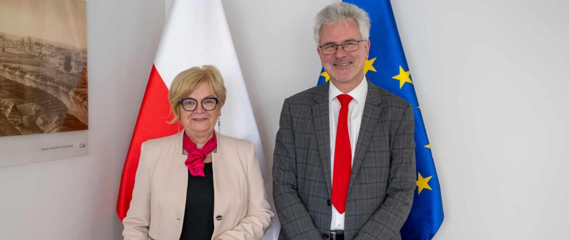 Wojewoda podkarpacki Teresa Kubas-Hul wraz z konsulem Austrii