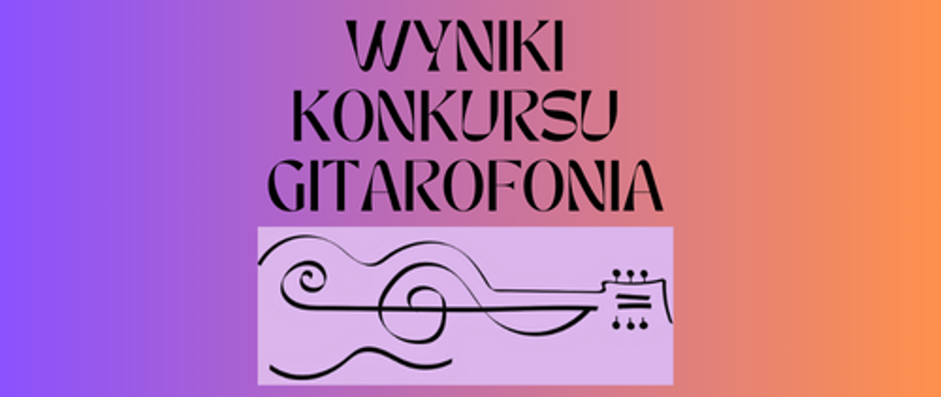 wyniki gitarofonia plakat