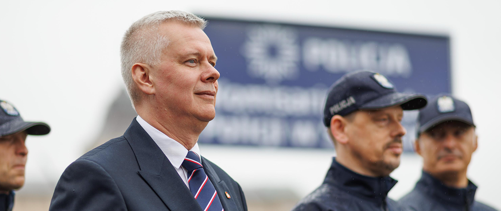 Uroczystość z okazji odtworzenia Komisariatu Wodnego Policji w Szczecinie z udziałem ministra Tomasza Siemoniaka