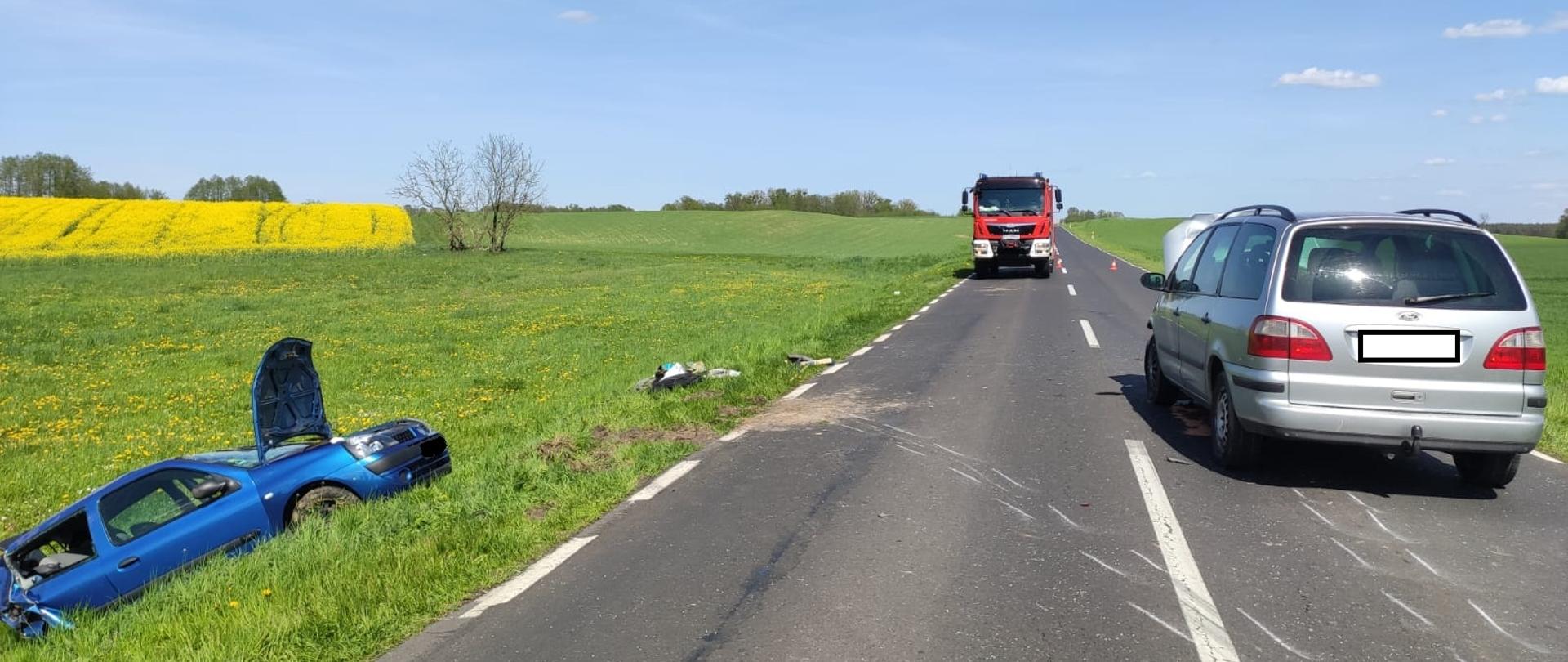 KOLIZJA POJAZDÓW NA TRASIE BRZEŹNO-SARBIA