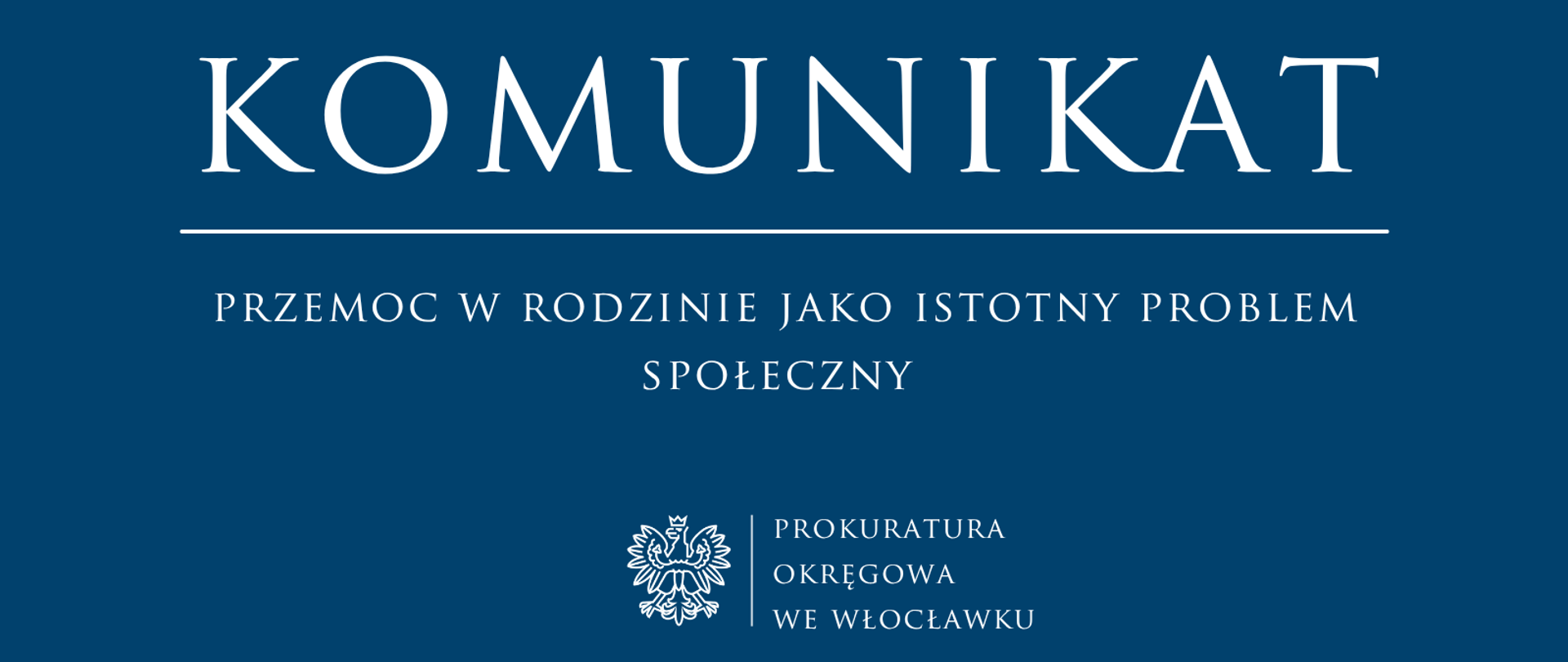 Komunikat Prokuratury Rejonowej w Aleksandrowie Kujawskim