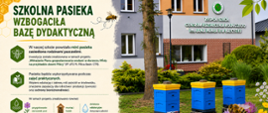 Szkolna pasieka wzbogaciła bazę dydaktyczną