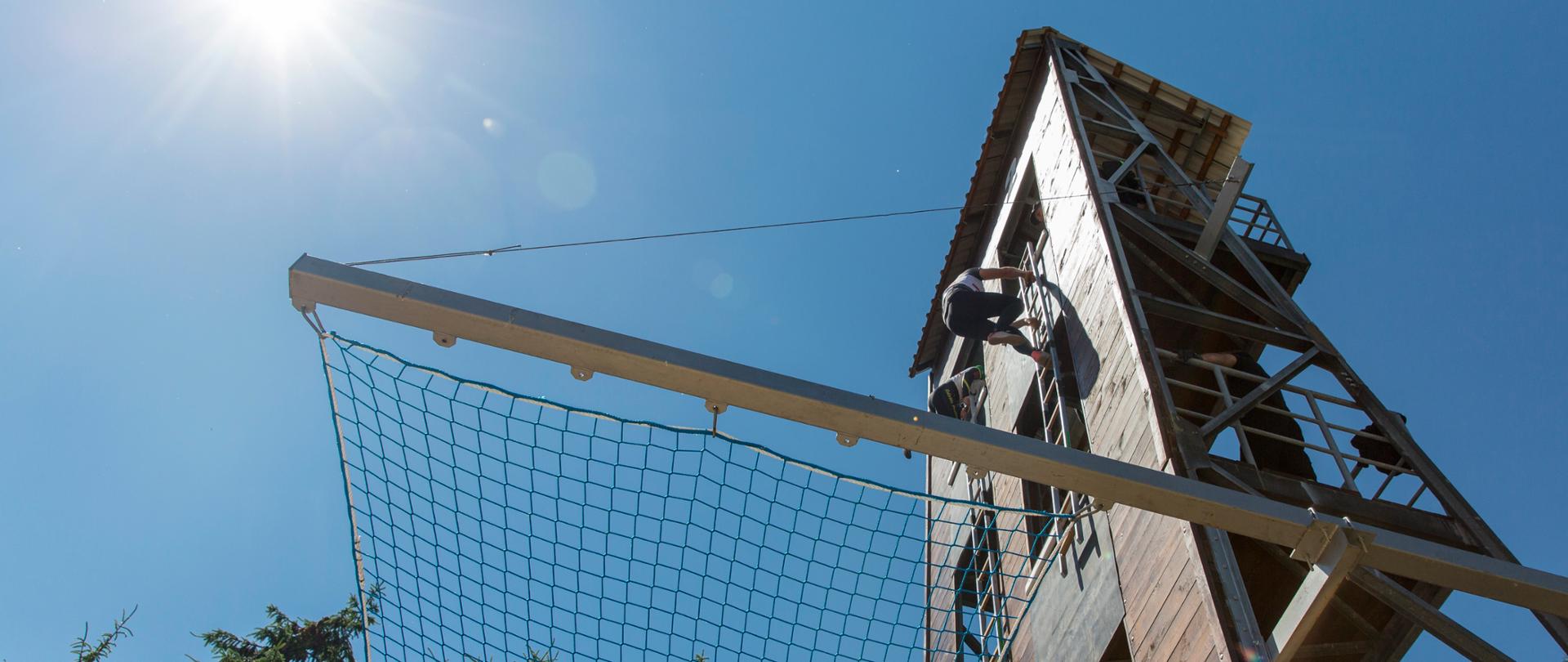 Towarzyskie zawody w sporcie pożarniczym - Otwarcie wspinalni w Siedlcach, fot. Adam Krasuski