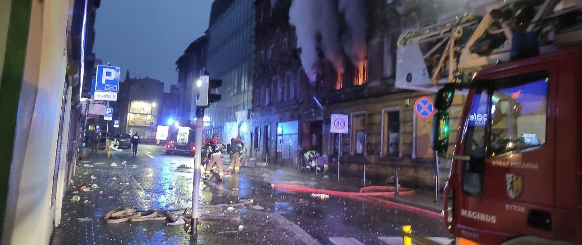 Wybuch gazu w pustostanie