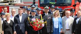 Powołanie st.bryg. Jarosława Skalskiego na Komendanta Powiatowego PSP w Nidzicy - zdjęcie wspólne 