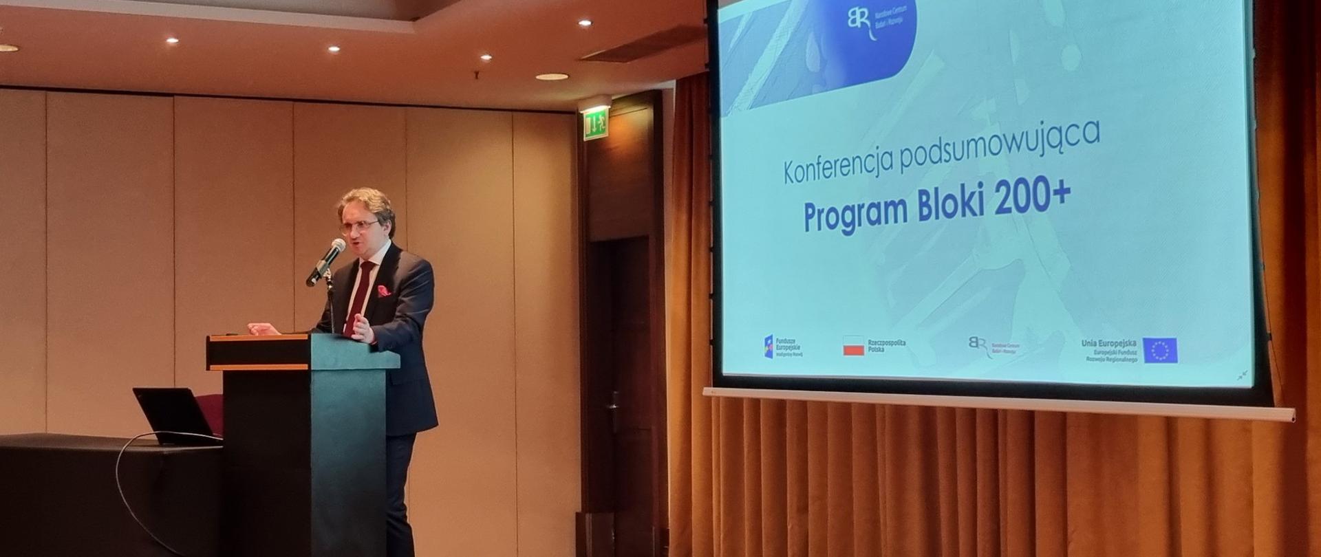 Konferencja podsumowująca realizację programu Bloki 200+