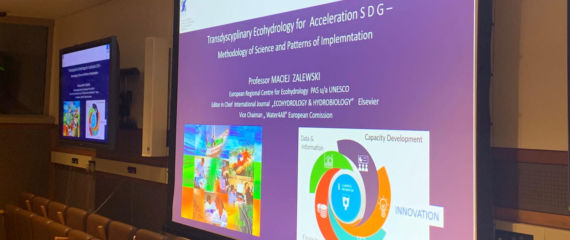 welcome slaid - panel ekohydrologia