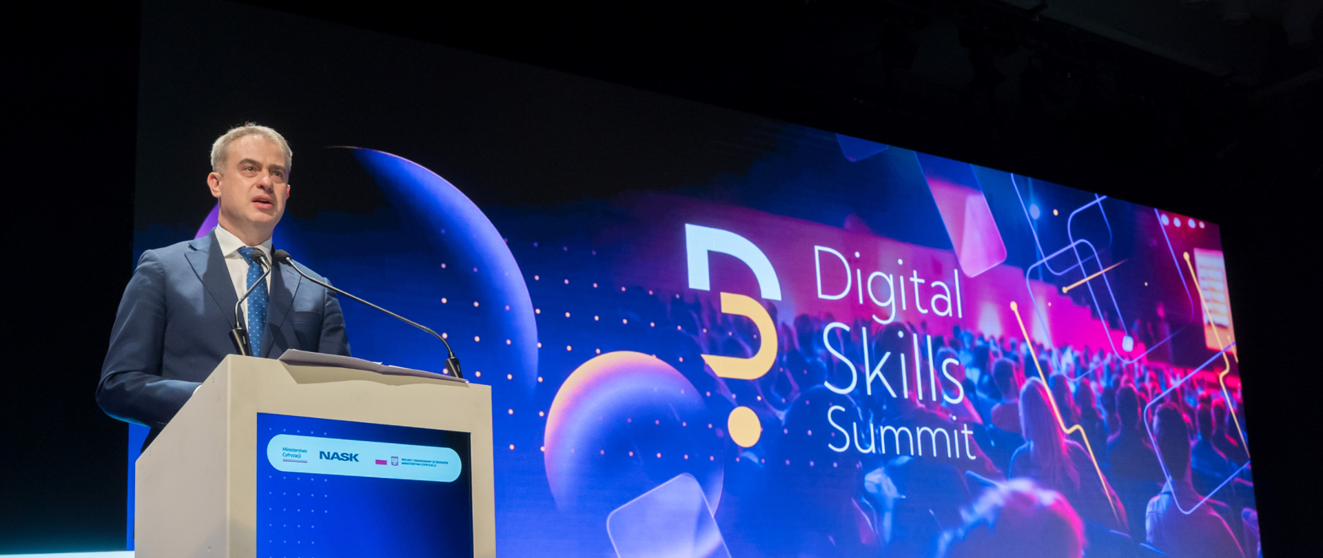 Wicepremier, minister cyfryzacji Krzysztof Gawkowski otwiera Digital Skills Summit 2025